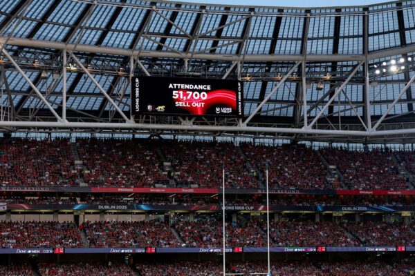 2025 British & Irish Lions Tour To Australia, Aviva Stadium, Dublin 20/6/2025 
British & Irish Lions vs Argentina   
A view of the attendance of the match   
Mandatory Credit ©INPHO/Ben Brady