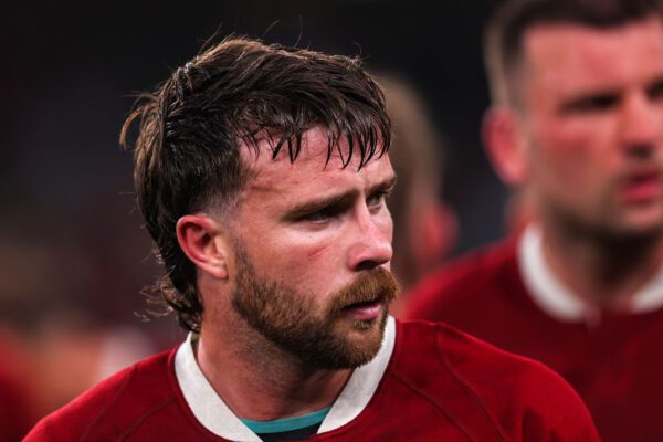 2025 British & Irish Lions Tour To Australia, Aviva Stadium, Dublin 20/6/2025
British & Irish Lions vs Argentina 
Lions’ Mack Hansen dejected after the game
Mandatory Credit ©INPHO/Ben Brady