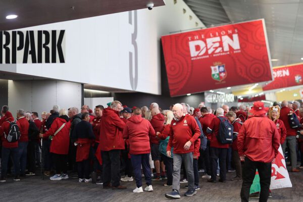 British & Irish Lions Supporters Tour Day 11, Melbourne 26/7/2025
The Lions Den - Melbourne
Mandatory Credit ©INPHO/James Crombie