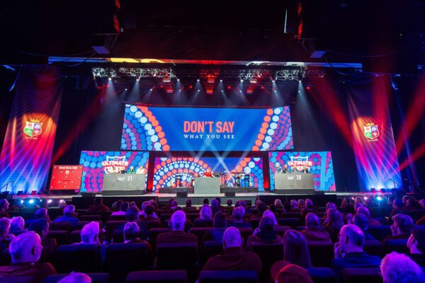 British & Irish Lions Supporters Tour, Melbourne 19/7/2025
A view of the Lions Theatre at Melbourne Convention & Exhibition Centre 
Mandatory Credit ©INPHO/James Crombie