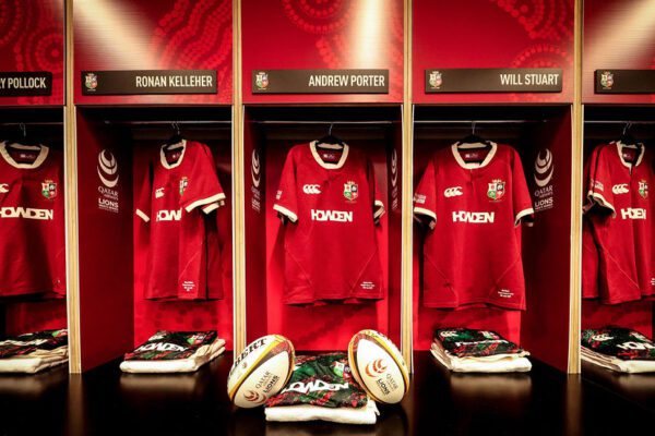 2025 British & Irish Lions Tour To Australia, Optus Stadium, Perth, Australia 28/6/2025
British & Irish Lions vs Western Force
A view of theBritish & Irish Lions changing room ahead of the match 
Mandatory Credit ©INPHO/Billy Sitckland
