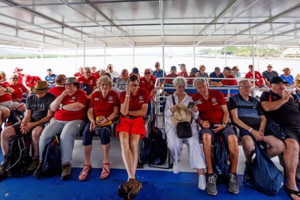 British & Irish Lions Supporters Tour Day 13, Melbourne 28/7/2025
Fans in Carins
Mandatory Credit ©INPHO/James Crombie